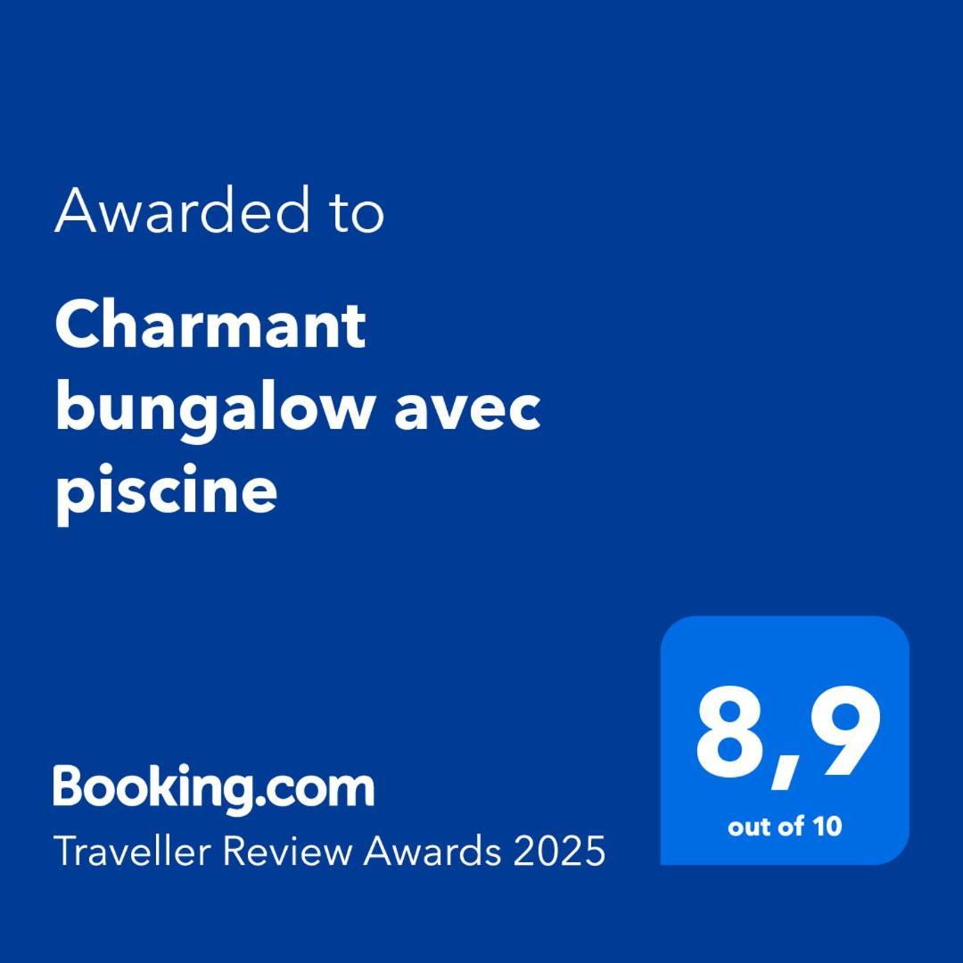 Charmant Bungalow Avec Piscine Saint-Joseph Buitenkant foto